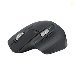 Logitech MX Master 3S Wireless Mouse Standard Edition with Logi Bolt USB Receiver, Ultra-fast Scrolling, Ergo, 8K DPI, Track on Glass, Quiet Clicks, USB-C, Bluetooth, Windows, Linux, Chrome - Graphite