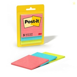Post-it Notes, 3 in x 3 in., 3 Sticky Notes Pads, 50 Sheets per Pad, Poptimistic Collection, School Supplies and Oce Products, The Original Post-it Note