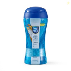 Fresh Step Cat Litter Crystals in Fresh Scent - Cat Litter Box Deodorizer - Combats Odors and Neutralizes Smells to Keep Your Home Clean, 15 Ounce