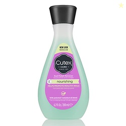 Cutex Nourishing Nail Polish Remover, Leaves Fingernails & Toenails Looking Healthy, Contains Vitamin E, 6.7 fl oz