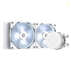 ID-COOLING FROSTFLOW X 240 Snow CPU Water Cooler LGA1700 Compatible AIO Cooler 240mm CPU Liquid Cooler White LED 2x120mm PWM Fans, Intel 1700/1200/115X, AMD AM4/AM5
