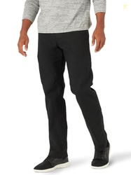 Lee Men's Extreme Motion Canvas Cargo Pant Black 40W x 29L