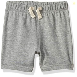 The Children's Place Baby Boy's Waistband Knit Shorts Shorts, Heather/T Smoke, 9-12MOS