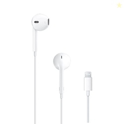 APPLE EARPODS HEADPHONES WITH LIGHTNING CONNECTOR, WIRED EAR BUDS FOR IPHONE WITH BUILT-IN REMOTE TO CONTROL MUSIC, PHONE CALLS, AND VOLUME