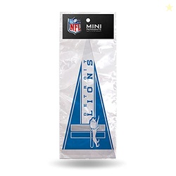 NFL Football Detroit Lions Retro 4" x 9" Felt Mini Pennant Team Set (Includes 8 Pieces)