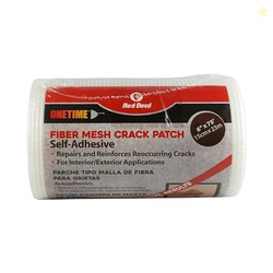 Red Devil 1226 Onetime Fiber Mesh Crack Patch 6" x 75' Wall Repair Fabric, White