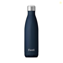 S'WELL STAINLESS STEEL WATER BOTTLE, 17OZ, AZURITE, TRIPLE LAYERED VACUUM INSULATED CONTAINERS KEEPS DRINKS COLD FOR 36 HOURS AND HOT FOR 18, BPA FREE, PERFECT FOR ON THE GO