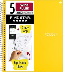 Five Star Spiral Notebook