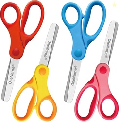 Kids Scissors,Safety Scissors for Kid, 4 Pack