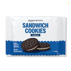 Amazon Grocery, Original Sandwich Cookies, 14.3 Oz (Previously Happy Belly, Packaging May Vary)