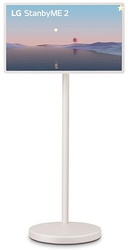 LG 27-Inch StanbyME 2 with Folio Cover, Portable Touch Screen, Dolby Vision, HDR10, Filmmaker Mode, Built-in Battery, Full Swivel Rotation (27LX6TYGA, 2025)