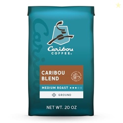 CARIBOU COFFEE, MEDIUM ROAST GROUND COFFEE - CARIBOU BLEND 20 OUNCE BAG