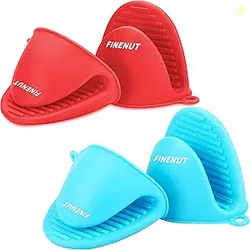 MINI SILICONE OVEN MITTS 4PCS(2 PAIRS)