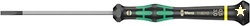 Wera 05118010001 Kraftform Micro 2035 Slotted Electronics Precision Screwdriver, 3mm Head, 80mm Blade Length