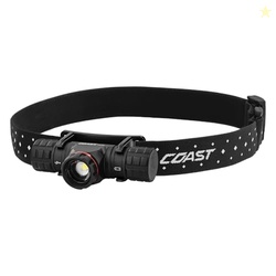 Coast XPH30R 1500 Lumen USB-C Rechargeable Dual Power Headlamp with Twist Focus Beam and Magnetic Base