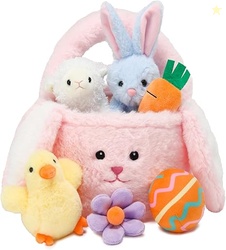 7 Piece Plush Stuffed Animals Playset Toys