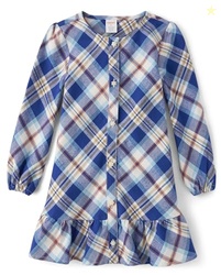 Gymboree,and Toddler Short Sleeve Dressy Dresses,Mandy Plaid,7