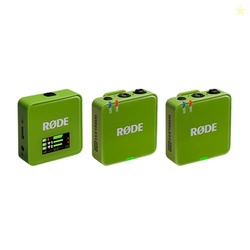 RDE Wireless GO (Gen 3)  Compact Wireless Mic  Pristine Audio, 32-bit Float Recording, Automatic Level Control, for Phones, Cameras and Computers (Green)