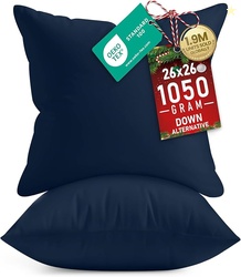 Utopia Bedding 26x26 Pillow Inserts, Set of 2