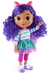 Gabby's Dollhouse DreamWorks, Sing & Celebrate Gabby Girl Doll, 13-Inches Tall with Sound Effects & Reversible Cat Ears, Kids Toys for Girls & Boys Ages 3+