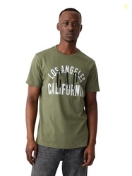 GAP Mens Short Sleeve Graphic Tee T-Shirt Walden Green XXL