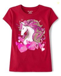 THE CHILDREN'S PLACE,SHORT SLEEVE PRINTED GRAPHIC T-SHIRT,LARGE (10/12)