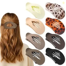 Obeoby 8 PCS Flat Claw Clips 