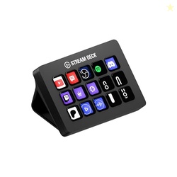 Elgato Stream Deck MK.2  Studio Controller, 15 macro keys, trigger actions in apps and software like OBS, Twitch, YouTube and more, works with Mac and PC
