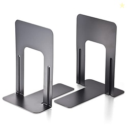 Officemate Non-Skid Bookends, 9, Non-Skid Base, Chip Proof Enamel Coating (93051)