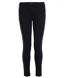 IZOD womens Uniform Stretch Jegging Leggings, Navy, Medium US