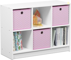 Furinno BASIC Book Shelf, 6-Cube 