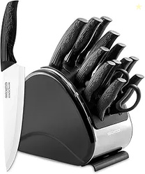 RAXCO Knife Set,15-Piece German Stainless Steel 