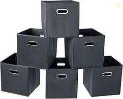 Fabric Cloth Storage Bins,Set of 6