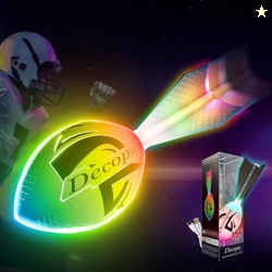 KASTUMBGA PREMIUM FOAM GLOW IN THE DARK FOOTBALL, LATEST LED LIGHT UP FOOTBALL, COLOR-CHANGING-PERFECT BIRTHDAY&CAMPING GIFT FOR KIDS 8-15+,SPORTS&OUTDOORS TOYS FOR AGES KIDS 8 9 10 11 12 13 14 15