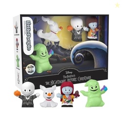 Little People Collector Disney Tim Burtons The Nightmare Before Christmas Special Edition Set for Adults & Fans, 4 Figures in a Display Package (Amazon Exclusive)