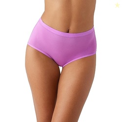 Wacoal Women's Understated Cotton Full Coverage Brief Panty, 875362, First Bloom, XX-Large