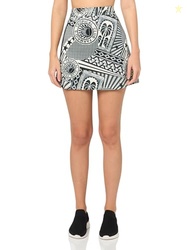 Adidas Women's Adidas x Farm Sportswear Skirt, Cream White/Black, Medium