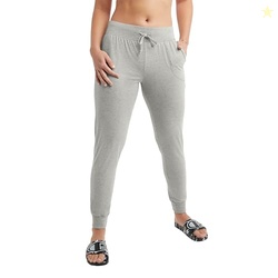 Champion womens Jersey Joggers Leggings, Oxford Gray, X-Large US