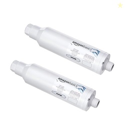 Amazon Basics Inline Water Filter, 2 Pack, without hose