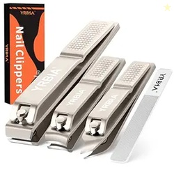 Nail Clippers with Glass Nail File