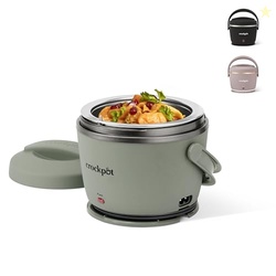 Crock-Pot Crock Pot Lunch Warmer, Green, Stainless Steel, Easy Carry Handle, One Size