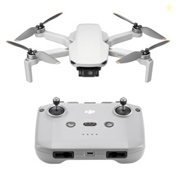 DJI Mini 4K, Drone with 4K UHD Camera for Adults, Under 249 g, 3-Axis Gimbal Stabilization, 10km Video Transmission, Auto Return, Wind Resistance, 1 Battery for 31-Min Max Flight Time, Intelligent