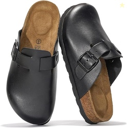 Project Cloud Genuine Leather Footbed Clogs for Women