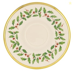 Lenox 146504040 Holiday Tea Saucer, Christmas Theme