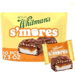 WHITMAN'S S'Mores Caramel Milk Chocolate Candy, Bag 7.3. oz