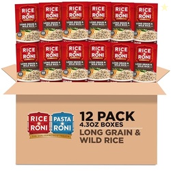 Rice-A-Roni Long Grain & Wild Rice with Herbs, 4.3 Ounce Pack of 12